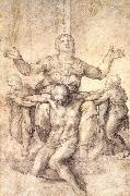 Michelangelo Buonarroti Study for the Colonna Piet oil painting artist